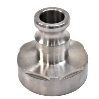 IBC Adapter | S60x6 | 1/2" Camlock Part A | Aluminium