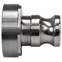 IBC Adapter | S60x6 | 1/2" Camlock Part A | Aluminium