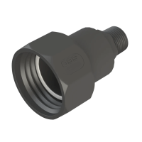 IBC Adapter | S60x6 | 3/4" male thread - swivel | Polypropylene